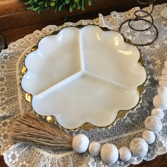 Anchor Hocking Other - vintage Anchor Hocking relish dish